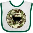 thumbnail image 3 of Inktastic Hunting Camouflage Deer Boys Baby Bib, 3 of 4