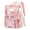 Pink, variant on SPEKSEE Clear Backpack with Multiple Pockets for School, Travel, and Work – Stylish and Durable Organizer with Front Zipper Compartments, Mesh Side Pockets, and Trendy Keychain Charm
