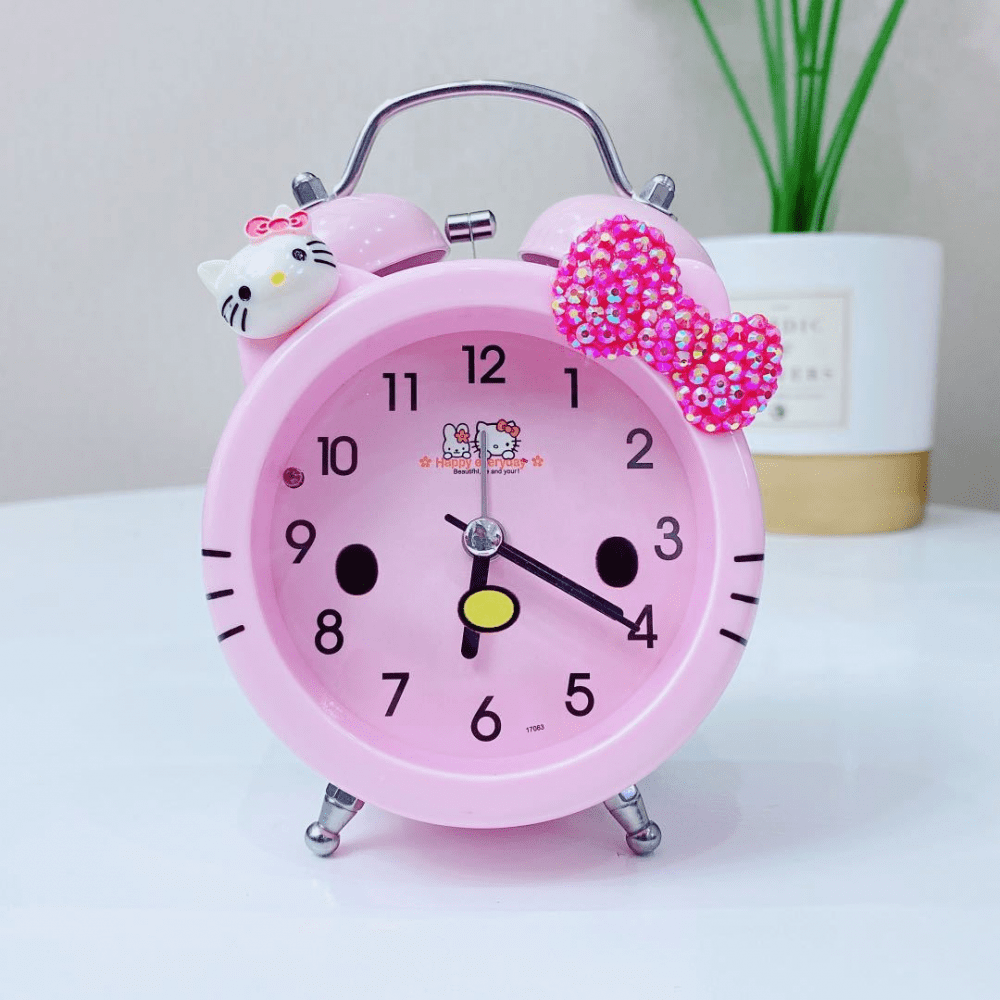 JUSTUP Alarm Clocks For Bedrooms, Hello Kitty Alarm Clock , Student