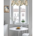 thumbnail image 5 of Tie Up Valance Curtain for Kitchen, Spring Sage Leaf Vintage Plant Rod Pocket Short Curtains Adjustable Tie-Up Shade Valances, Botanical Seamless Window Treatment for Bathroom Bedroom 42x12in, 5 of 8