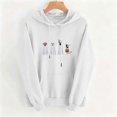 thumbnail image 4 of Enjoytime Womens Hoodie Halloween Printed Drawstring Long Sleeve Pullover Sweatshirt Fall Vintage Casual Spooky Season Hoodies, 4 of 5