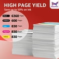 thumbnail image 3 of 280XXL 281XXL Replacement for Canon TR8520 TS9120 TR8620 TR7520 TR8500 TS6120 TR8600 TS6120 Ink Cartridges(10 Pack), 3 of 11
