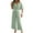 Green, variant on TrendOFT One Piece Jumpsuit For Women Dressy Elegant V Neck Short Sleeve Solid Trendy Wide Leg Womens Rompers One Piece Overalls Red S