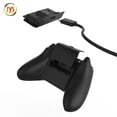 thumbnail image 4 of Xbox Series X/S Controller Charging Dock with Rechargeable Batteries, Fast Charging Station for Xbox One/Xbox Series X/S Controllers, Dual Xbox Gamepad Charger with Rechargeable Battery Packs, 4 of 5