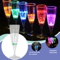 thumbnail image 4 of Copas de vino tinto LED, vasos para beber, cóctel, Halloween, cumpleaños, bodas, aniversario, decoración de cristal, regalo para hombres, 6 piezas Inevent HA009423-00B, 4 of 6
