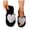 Gray, variant on Women's House Slippers Fuzzy Fluffy Warm Open Toe Home Shoes Indoor and Outdoor Slipper Beige 10-10.5