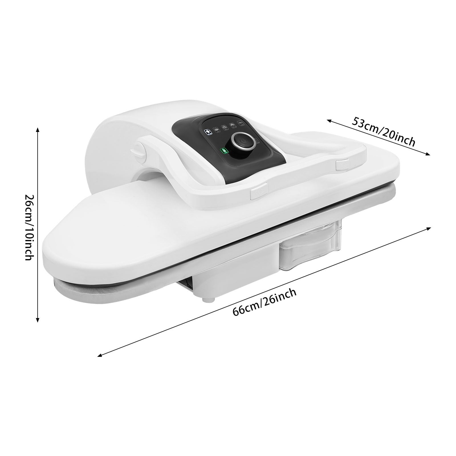 Steam Press with Multiple Fabric Settings, Fabric Steam Press Machine, Steam Ironing Press Machine for Ironing Clothes, Sheets, and Fabrics (26*20*10inch)