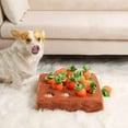 thumbnail image 4 of Juguetes de Peluche para Perros Alfombra Zanahoria Interactiva con 12 Zanahorias de Felpa para Alivi, 4 of 7