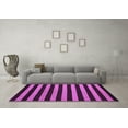 thumbnail image 3 of Ahgly Company Indoor Round Abstract Purple Modern Area Rugs, 8' Round, 3 of 4