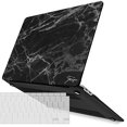 thumbnail image 1 of Funda rígida IBENZER para MacBook Air de 13 pulgadas, 2018, mármol negro, 1 of 9