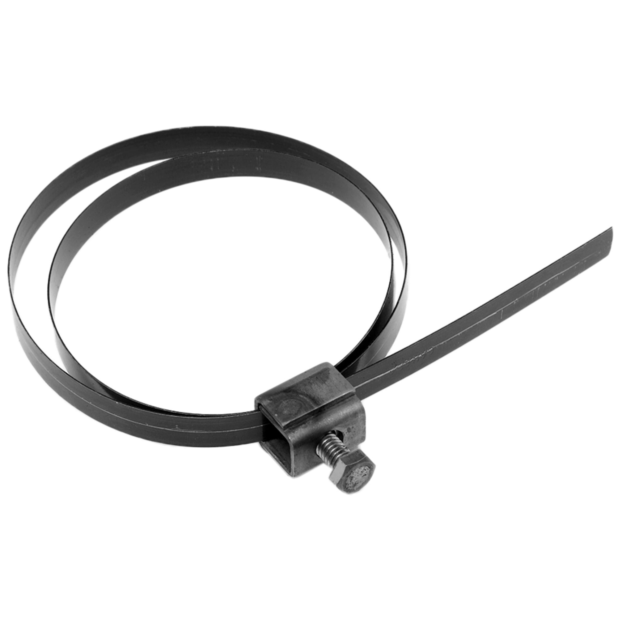 150xStainless Exhaust Wrap Zip Cable Tie Gun Auto Tightener Cut Fasten Accessory