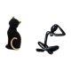 thumbnail image 5 of Figura de escritorio,Estatua de gato,linda estantería,escritorio,decoración del hogar,Figura de escritorio,Escultura abstracta de pensador para decoración de oficina y hogar.,Figura, 5 of 8