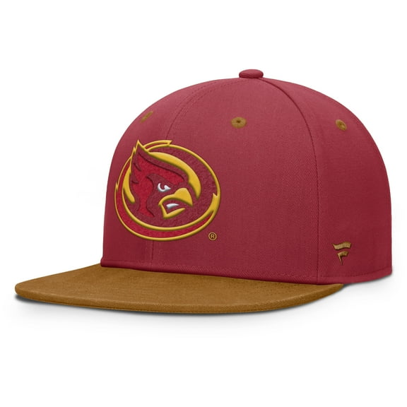 Men's Fanatics Cardinal/Brown Iowa State Cyclones NoBo Fitted Hat