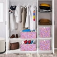 thumbnail image 6 of Foldable Fabric Storage Bin Home Cubes Clothing Organizer Bins Large Collapsible Box Basket for Home Organizer Small Colors Shapes, 6 of 7
