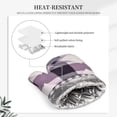 thumbnail image 5 of A Pair Of Heat Insulation And Anti-Perm Gloves 7×11in Thick Anti-Perm Palm With Silicone Piece Lanyard Design Is Easy To Hang Lavenderblush Buffalo Plaid Check Tartan Scotland_2, 5 of 8