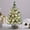 White152, variant on Iumwxz White Flocked Artificial Christmas Tree with Pre Lit 5m LED Lights for Tabletop Snow Scene Holiday Decor in 16 24 or 30 Inch Sizes Soft Velvety Texture up
