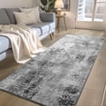 thumbnail image 3 of Alfombra Ompaa para pasillo, lavable, antideslizante, gris, 80 x 245 cm, 3 of 9