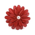 thumbnail image 2 of Flower Napkin Rings Set of 8 (Red Pearl), 2 of 3
