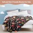 thumbnail image 6 of Kainsy Mushroom Blanket Soft Flannel Lightweight Mushrooms Throw Blanket Mushroom Gifts for Kids Girls Boys All Season Plant Blankets for Sofa Couch Bed Decorative Mushroom Blanket Decor(40"x50"), 6 of 8
