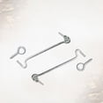 thumbnail image 3 of Shisuyan Sliding Window Locks Galvanized Steel 1 Pair 4.7x1.2x0.2in, 3 of 8