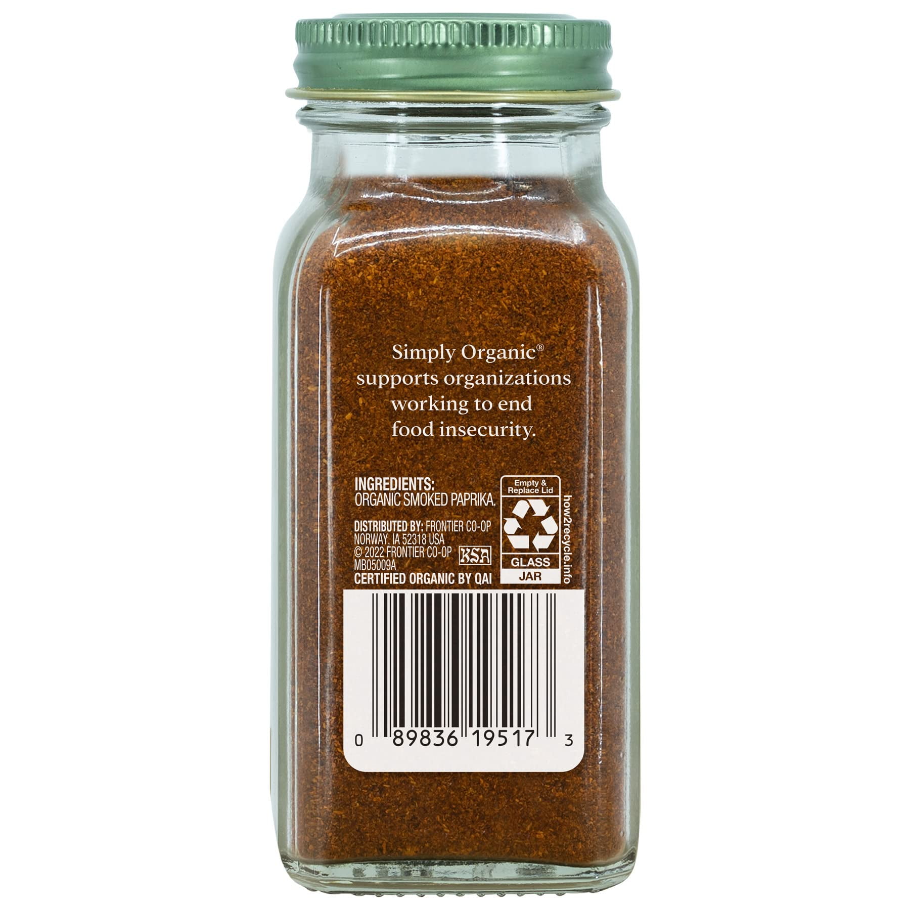 Simply Organic Smoked Paprika Bottle 2.72 oz Pack of 6 Walmart