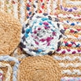 thumbnail image 6 of SAFAVIEH Cape Cod Kyle Geometric Area Rug, Beige/Multi, 3' x 3' Round, 6 of 7