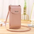 thumbnail image 2 of HLONK Zipper Mini Phone Wallet  Fashionable Letter Detail Shoulder Bag with Solid Color, 2 of 7