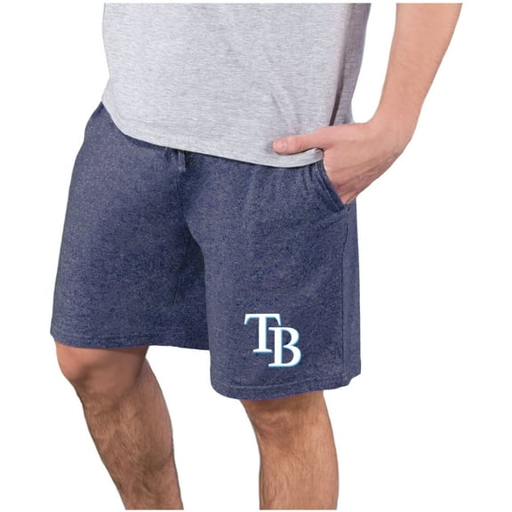 Men's Concepts Sport Navy Tampa Bay Rays Quest Knit Jam Shorts