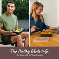 thumbnail image 3 of Bentgo Prep 60-Piece Meal Prep Box Rich Shades Collection (BGPRPAK3-R), 3 of 8