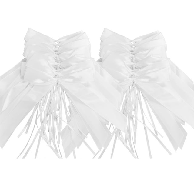 Moyic 50 piezas elegantes y encantadoras: la cinta Mariage Déco está hecha de superficie lisa satinada y antiarrugas para bodas. Decoración del hogar