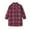 Orange, variant on Lujianch Girls Toddler Plaid Pleated Mini Dress Button Down Plaid Flannel Shirts Long Sleeve Casual Dress, Blue Sizes 18-24 Months