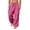 Hot Pink, variant on KIHOUT Pants for Men Cargo Sweatpants Rope Loosening Waist Color Pocket Trousers Loose Sports Trousers