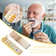 thumbnail image 3 of sunsanly Compartmented Weekly Pill Box 7 Compartments Dustproof Moisture-proof See-through Cover Pocket Size Business Trip Outdoor Travel Pill Container Tablet Case, 3 of 8