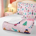 thumbnail image 4 of Manfei Xmas Winter Holiday Quilt Full,Cartoon Animals Full Bedspread Sets,3pcs,1 Coverlet and 2 Pillowcases, 4 of 7