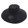 thumbnail image 1 of Black Unisex Solar Fan Hat With Neck Cover For Outdoor Activities And Sun Protection Adjustable Design One Size In Black, 1 of 2