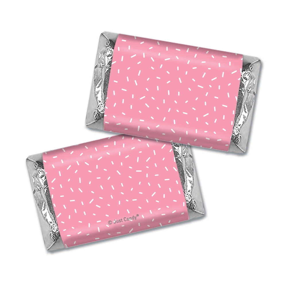 34 Pcs Pink Candy Party Favors Hershey's Miniatures Chocolate