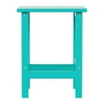thumbnail image 6 of Polytrends  Laguna Hdpe All Weather Outdoor Patio Square Side Table Turquoise, 6 of 7