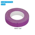 thumbnail image 2 of Cinta de tela gaffer neón Uxcell de 0.6 pulgadas x 33 pies, 2 rollos de cinta adhesiva fluorescente para fiestas, púrpura, 2 of 6