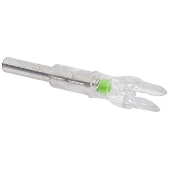 Nockturnal-S Lighted Nock for Arrows with .244 Inside Diameter including Carbon Tech, Victory, Carbon Impact, Carbon Express, Carbon Revolution, Easton, Beman and PSE Brands - GREEN 3-Pack
