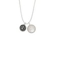thumbnail image 2 of Delight Jewelry Silvertone Antiqued Round Seal - Initial - I - To the World You are a Mother Locket Necklace, 2 of 4
