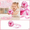 thumbnail image 5 of Kiddiway Ribbon Ball Toy for Babies - Soft Grasping Interactive Ball with Colorful Ribbons, Great Baby Toys for Sensory Play, Coordination, and Fun; Perfect for Toddlers,Pink, 5 of 7