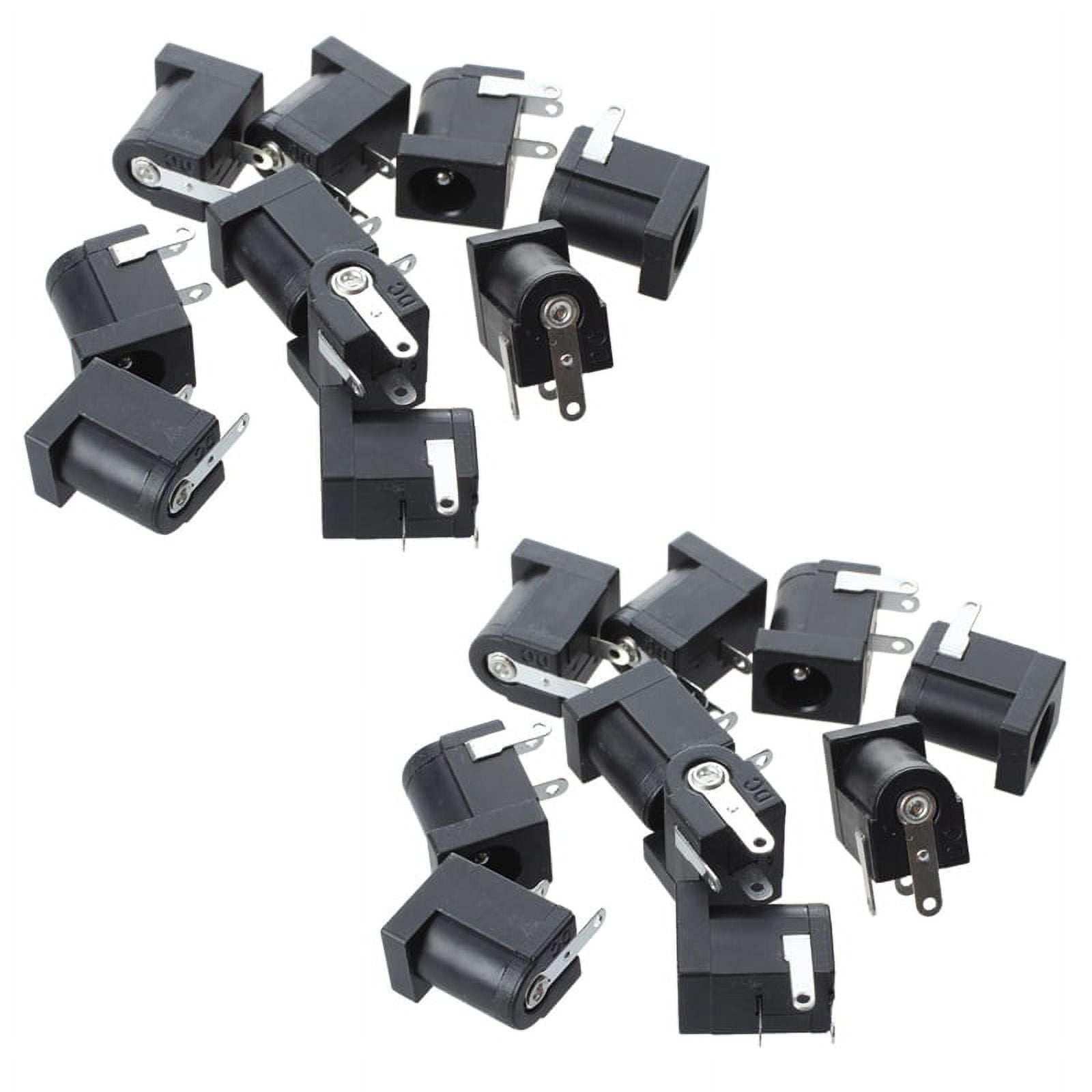 Uxcell 6,35 Mm 3-polige PCB Buchse: Audio-Klinkenbuchse Für Leiterplatten, 6 Stück, Schwarz