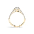 thumbnail image 3 of 1-1/2 Carat T.W. Diamond Double Halo 14kt Yellow Gold Engagement Ring, 3 of 4