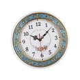thumbnail image 3 of simhoa 11inch Super Mute Clock Non Ticking Wall Clock Home Office Decor Blue, 3 of 8