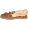thumbnail image 4 of Minnetonka Women's Suede Alpine Sheepskin Moc Slipper, 4 of 8
