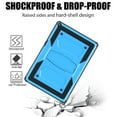 thumbnail image 4 of SOATUTO For Walmart Onn 10.1 Tab Case 2020 ( Model: 100011886 ) Shockproof Kids Friendly Rugged Drop-Proof Sturdy Armmor Case Built-in Kickstand For Onn 10.1 inch Tablet 2020 Generation 2 - Blue, 4 of 6