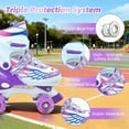 thumbnail image 3 of JZY Kids Adjustable Roller Skates with Light-Up Wheels - Beginner-Friendly for Ages 3-12, 3 of 6