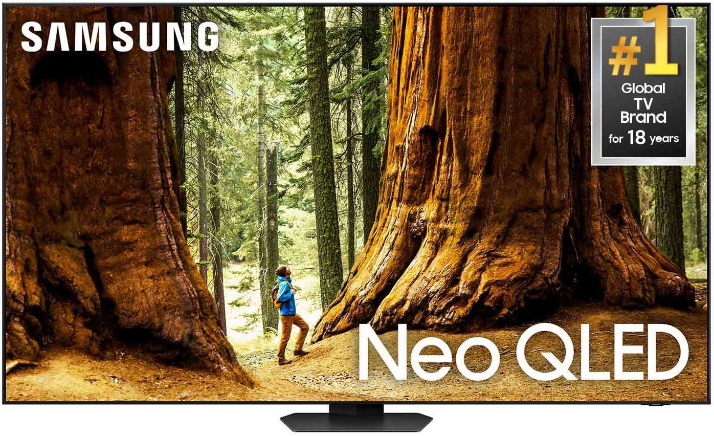 Samsung QN98QN90DAFXZA 98 Inch Neo QLED TV with 4K AI Upscaling and an Austere 7S-8KHD2-2.5M VII Series 2.5m Premium Braided 8K HDMI Cable (2024)