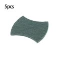 thumbnail image 2 of Kitchen Scrub Sponge Set | Wood Fiber Natural Multi Surface Cleaning Pads | Heavy Duty Dishwashing Wok Household Sponges | 5 Pack | 5.51 x 4.33 Inch Green Brown, 2 of 6