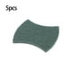 thumbnail image 2 of Esponjas de Cocina para Fregar, Paquete de 5, Almohadillas de Limpieza Multiusos con Fibra de Madera, Estropajos para Platos, Ollas, Sartenes, 14 x 11 cm, Verde y Marrón, 2 of 6